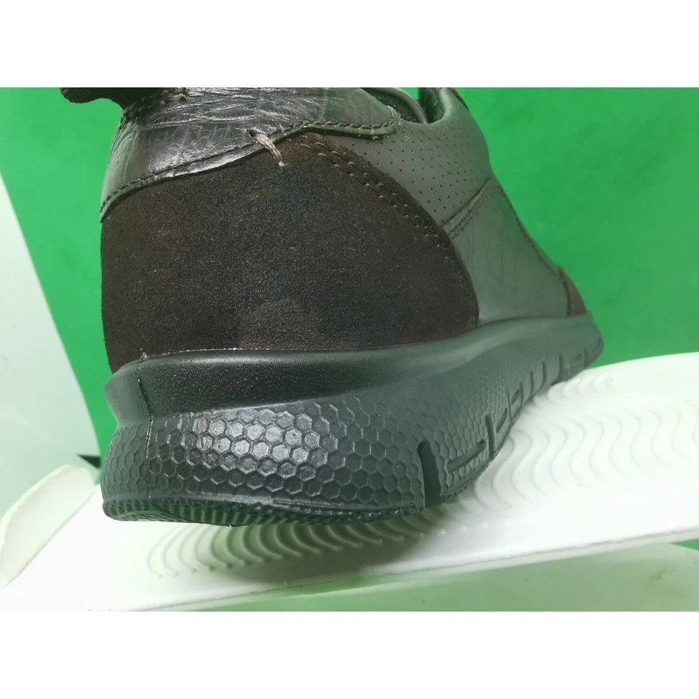 Hotter Womens Gravity II Sneaker Size 9.5  Leather Lace Up Comfy Shoe